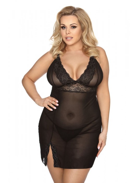 Полупрозрачная сорочка Valencia с разрезом - Anais купить с доставкой