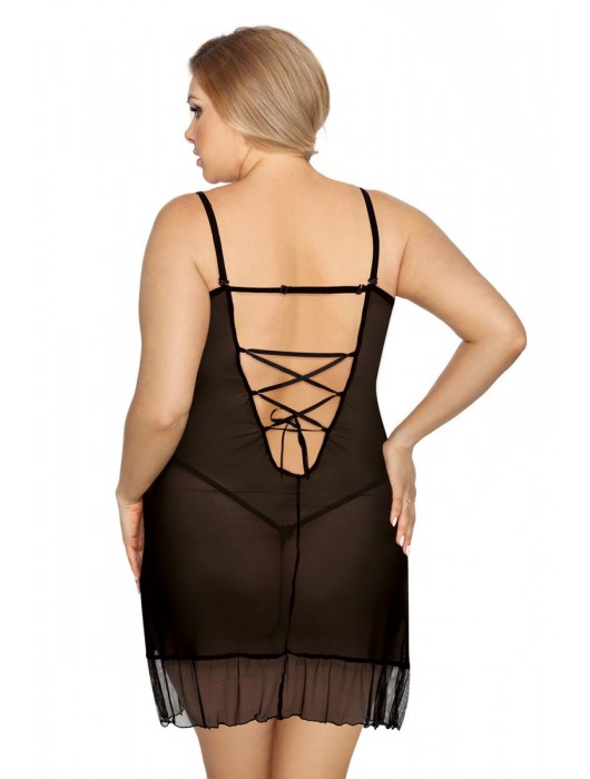 Сексуальная сорочка Vela с кружевом и оборкой - Anais купить с доставкой