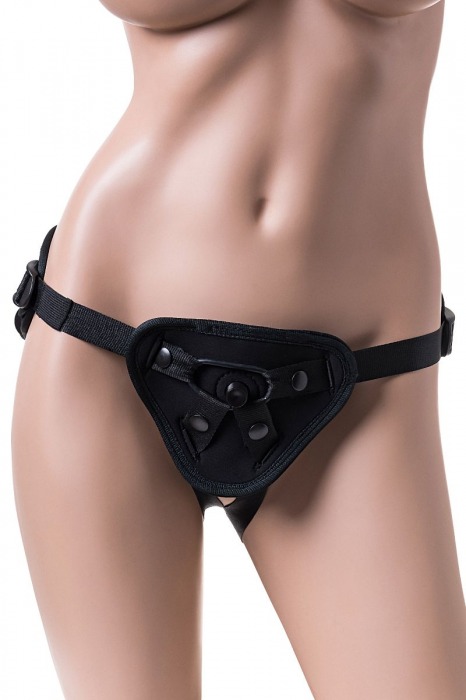 Черные трусики для страпона Master - ToyFa - купить с доставкой в Ростове-на-Дону
