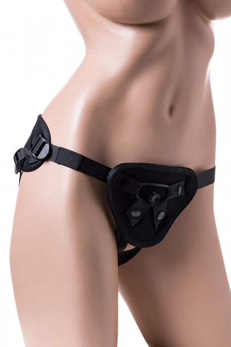 Черные трусики для страпона Master - ToyFa - купить с доставкой в Ростове-на-Дону
