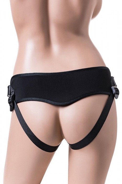 Черные трусики для страпона Master - ToyFa - купить с доставкой в Ростове-на-Дону