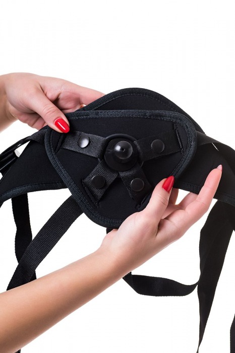 Черные трусики для страпона Master - ToyFa - купить с доставкой в Ростове-на-Дону