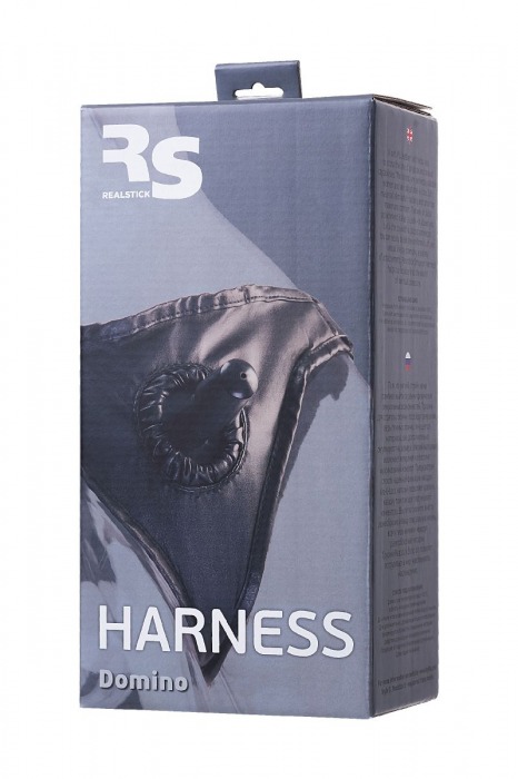 Черные трусики для страпона Domino - ToyFa - купить с доставкой в Ростове-на-Дону