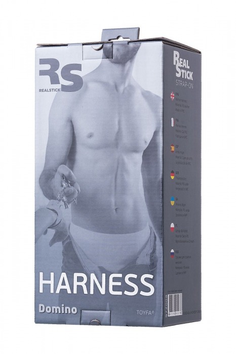 Черные трусики для страпона Domino - ToyFa - купить с доставкой в Ростове-на-Дону