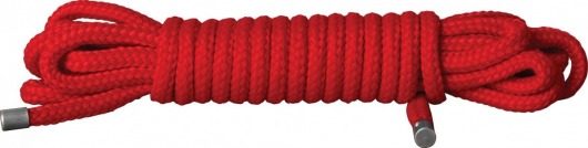 Красная веревка для связывания Japanese Rope - 5 м. - Shots Media BV - купить с доставкой в Ростове-на-Дону