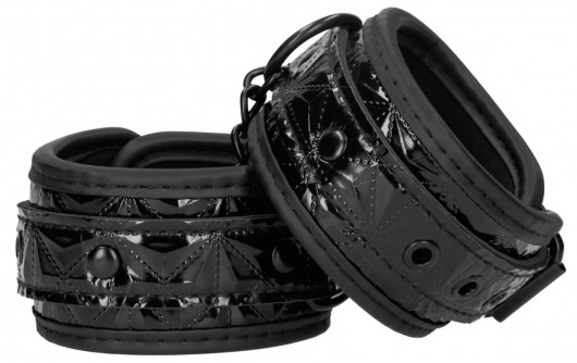 Черные наручники Luxury Hand Cuffs - Shots Media BV - купить с доставкой в Ростове-на-Дону