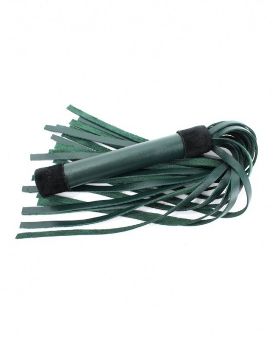 Плеть изумрудного цвета Ladys Arsenal с гладкой ручкой - 45 см. - БДСМ Арсенал - купить с доставкой в Ростове-на-Дону