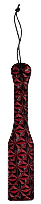 Красно-черная шлепалка Luxury Paddle - 31,5 см. - Shots Media BV - купить с доставкой в Ростове-на-Дону