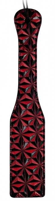 Красно-черная шлепалка Luxury Paddle - 31,5 см. - Shots Media BV - купить с доставкой в Ростове-на-Дону