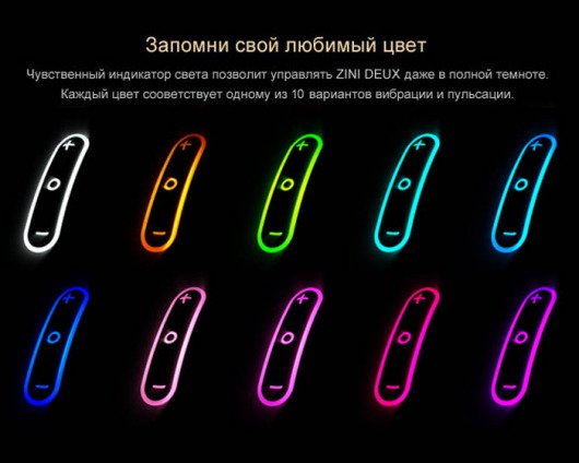 Черный вибратор для пары 2 в 1 ZINI DEUX - ZINI
