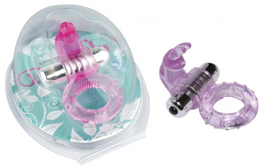 Фиолетовое эрекционное виброкольцо с зайчиком 7 Speed Rabbit Cock Ring - Howells - в Ростове-на-Дону купить с доставкой