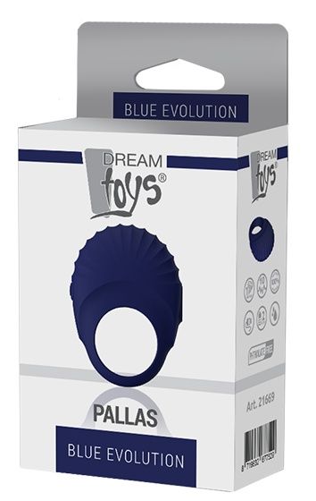 Синее эрекционное виброкольцо PALLAS - Dream Toys - в Ростове-на-Дону купить с доставкой