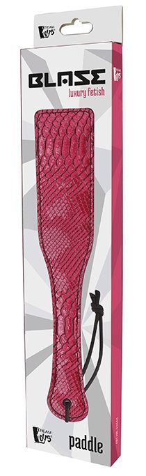 Розовая широкая шлепалка PADDLE - 32 см. - Dream Toys - купить с доставкой в Ростове-на-Дону
