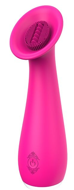 Розовый клиторальный стимулятор CHARMING SUNFLOWER - 15,3 см. - Dream Toys