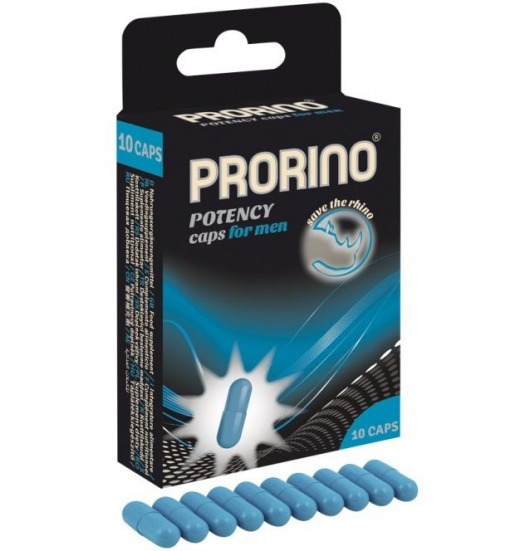 БАД для мужчин ero black line PRORINO Potency Caps for men - 10 капсул - Ero - купить с доставкой в Ростове-на-Дону
