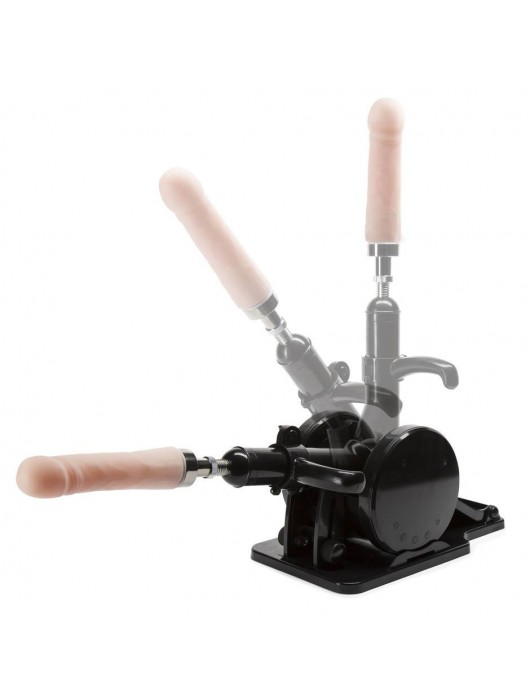 Секс-машина Robo FUK с двумя насадками - LoveMachines - купить с доставкой в Ростове-на-Дону