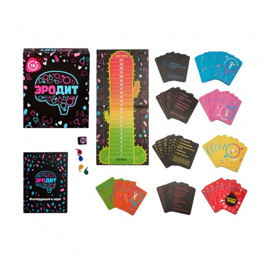 Сексуально-образовательная настольная игра  Эродит - Fun games - купить с доставкой в Ростове-на-Дону