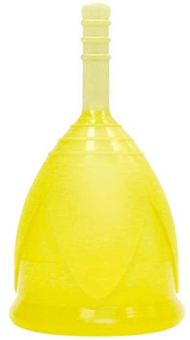 Желтая менструальная чаша размера L - Тюльпан - купить с доставкой в Ростове-на-Дону