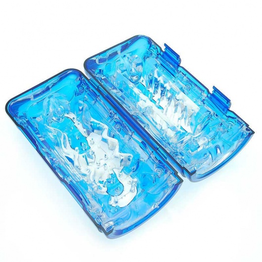 Голубой гелевый супер-мастурбатор JackMaster Masturbator - California Exotic Novelties - в Ростове-на-Дону купить с доставкой