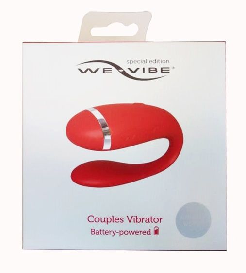 Красный вибратор для пар на батарейках We-Vibe Special Edition - We-vibe