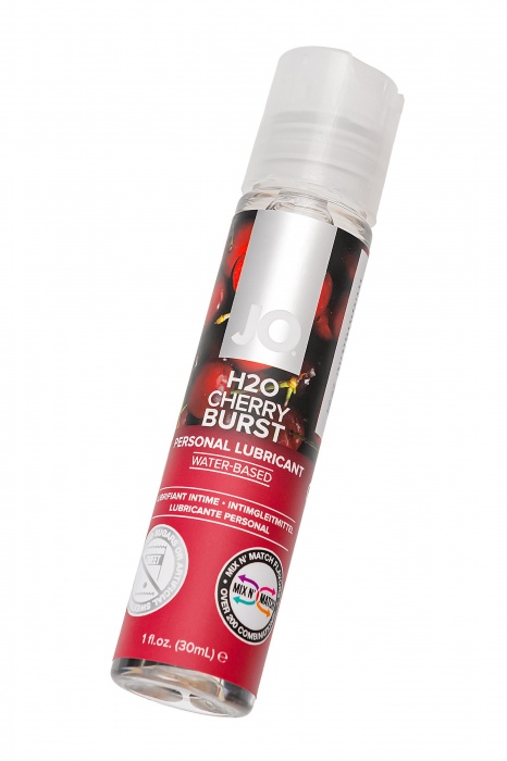 Ароматизированный лубрикант JO Flavored Cherry - 30 мл. - System JO - купить с доставкой в Ростове-на-Дону