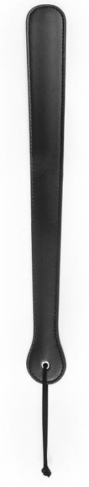 Черная гладкая классическая шлепалка с ручкой - 48 см. - Bior toys - купить с доставкой в Ростове-на-Дону