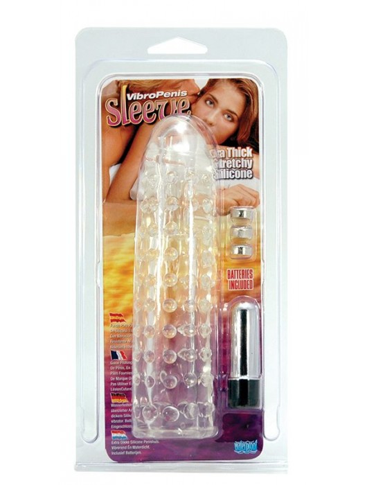 Насадка-удлинитель с минивибратором в головке - Seven Creations - в Ростове-на-Дону купить с доставкой