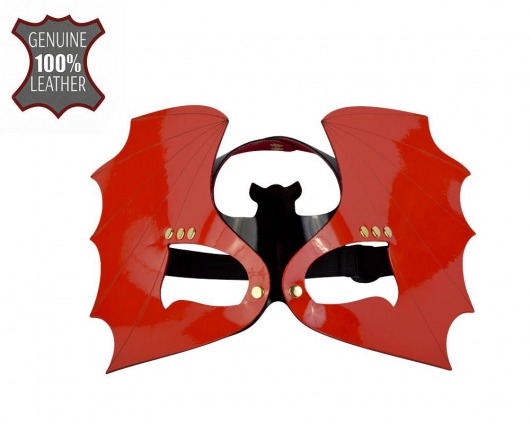 Красно-черная лаковая маска  Летучая мышь - Sitabella - купить с доставкой в Ростове-на-Дону