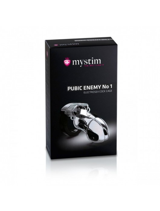 Пояс верности с электростимуляцией Pubic Enemy №1 - MyStim - купить с доставкой в Ростове-на-Дону