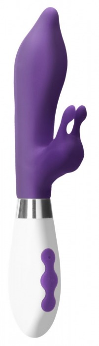 Фиолетовый вибратор-кролик Adonis - 22 см. - Shots Media BV