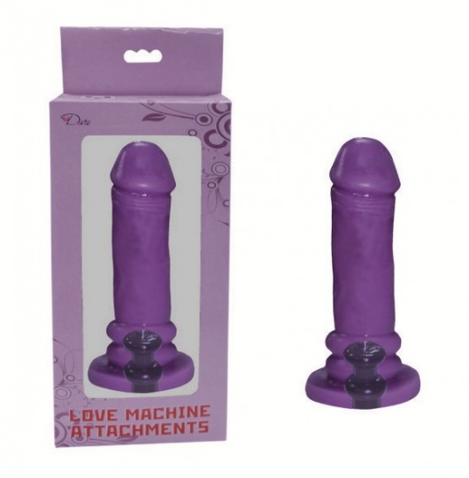 Фиолетовая насадка-фаллос для секс-машин - MyWorld - DIVA - купить с доставкой в Ростове-на-Дону