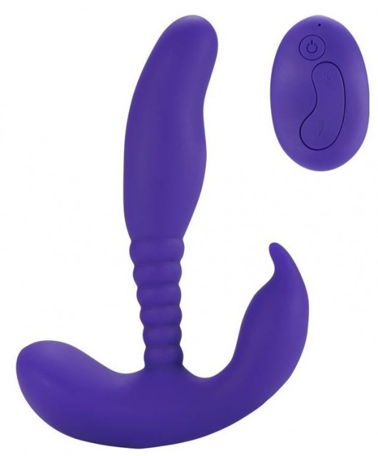Фиолетовый стимулятор простаты Remote Control Anal Pleasure Vibrating Prostate Stimulator - 13,5 см. - Howells - в Ростове-на-Дону купить с доставкой