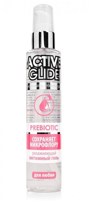 Увлажняющий интимный гель Active Glide Prebiotic - 100 гр. - Биоритм - купить с доставкой в Ростове-на-Дону