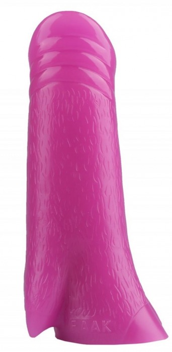 Розовая анальная втулка в виде поросячьего пятачка - 23 см. - Rubber Tech Ltd