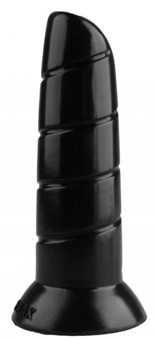 Черная винтообразная анальная втулка - 19,5 см. - Джага-Джага