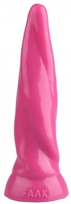 Розовая коническая винтовая анальная втулка - 22,5 см. - Джага-Джага
