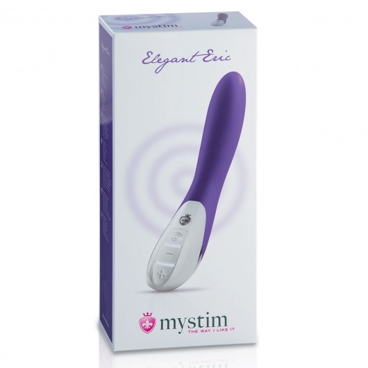 Фиолетовый вибратор Mystim Elegant Eric - 27 см. - MyStim