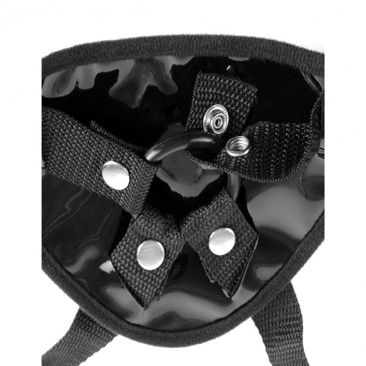 Женские трусики для страпона Garter Belt Harness с креплением для чулок - Pipedream - купить с доставкой в Ростове-на-Дону