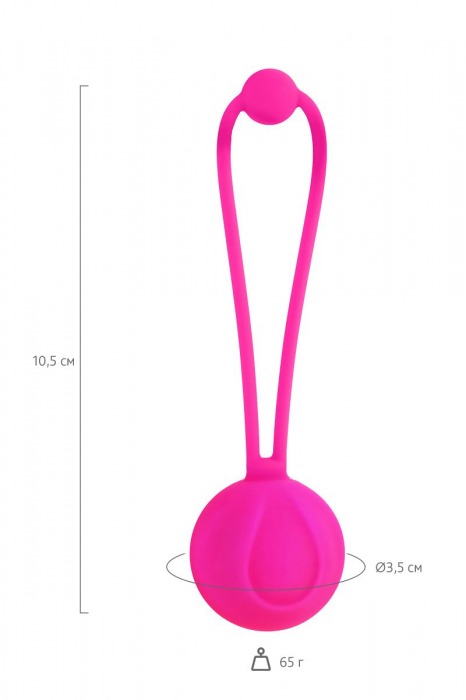 Розовый вагинальный шарик BLUSH - ToyFa