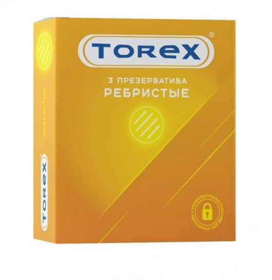 Текстурированные презервативы Torex  Ребристые  - 3 шт. - Torex - купить с доставкой в Ростове-на-Дону