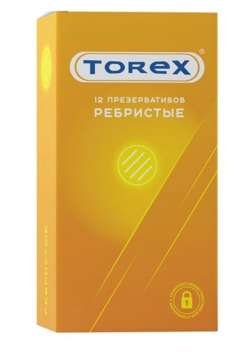 Текстурированные презервативы Torex  Ребристые  - 12 шт. - Torex - купить с доставкой в Ростове-на-Дону