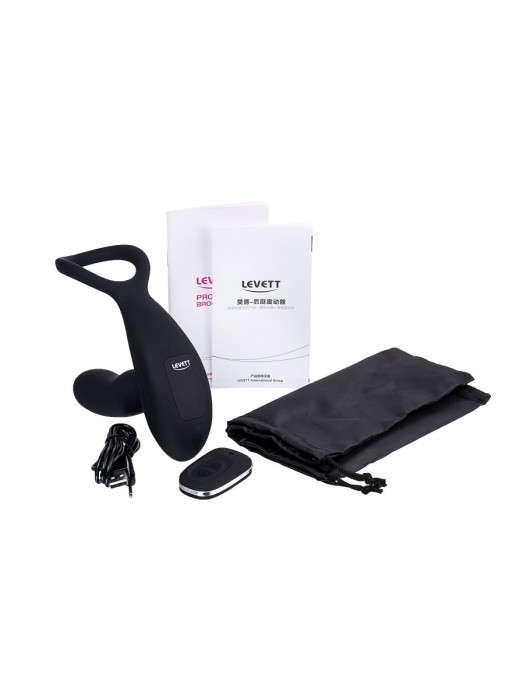 Черный стимулятор простаты Maud с вибрацией - Levett - в Ростове-на-Дону купить с доставкой