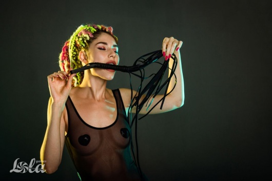 Черная плеть Blazing - 64 см. - Lola Games - купить с доставкой в Ростове-на-Дону