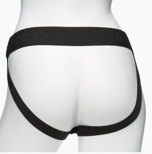 Черный пояс с 3 сменными полыми насадками BE Ready - 19, 20,3 и 17,8 см. - Doc Johnson - купить с доставкой в Ростове-на-Дону