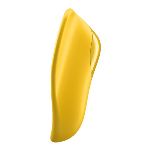 Желтый унисекс вибратор на палец High Fly - Satisfyer