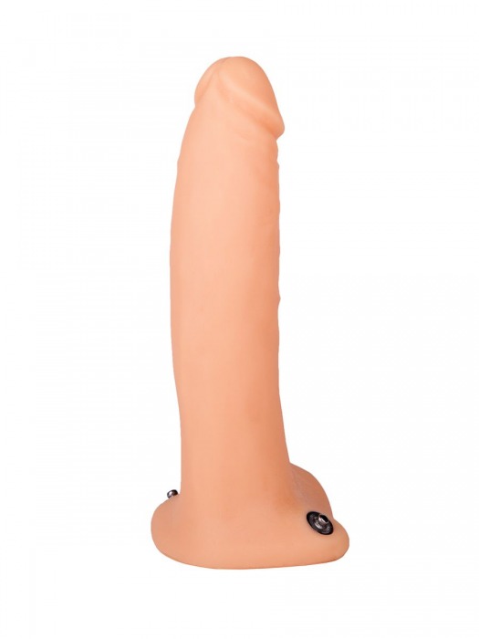 Фаллопротез №3 на резинке размера XXL - 17 см. - Джага-Джага - купить с доставкой в Ростове-на-Дону