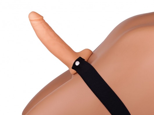 Фаллопротез №3 на резинке размера XXL - 17 см. - Джага-Джага - купить с доставкой в Ростове-на-Дону