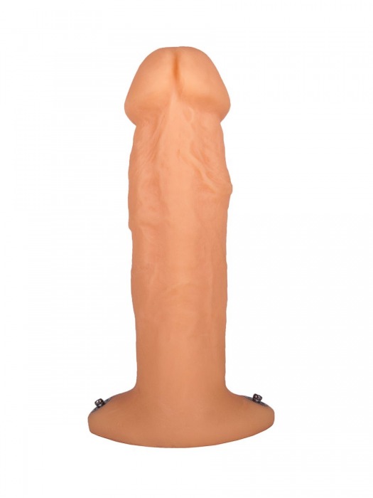 Фаллопротез №5 на резинке размера XXL - 17 см. - Джага-Джага - купить с доставкой в Ростове-на-Дону