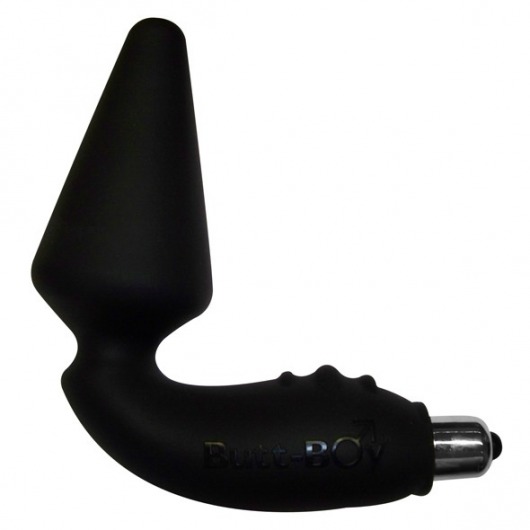 Чёрный вибростимулятор простаты Butt-Boy - Rocks-Off - в Ростове-на-Дону купить с доставкой