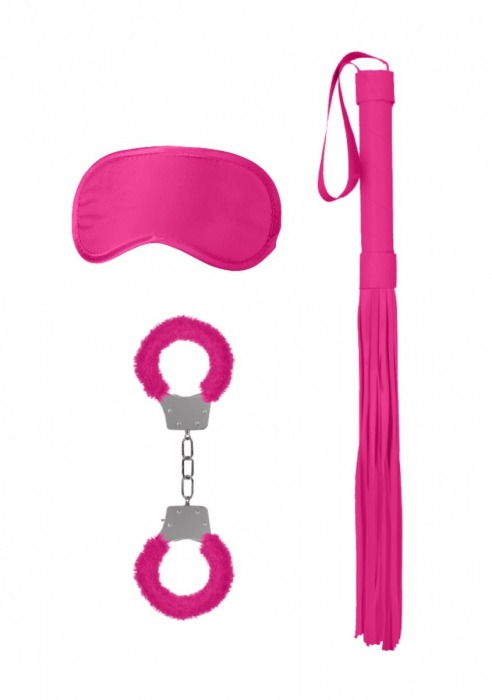 Розовый набор для бондажа Introductory Bondage Kit №1 - Shots Media BV - купить с доставкой в Ростове-на-Дону